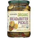 Amazon Com Vlasic Zesty Bread Butter Pickle Chips 24oz Glass Jar Pack Of 4 Grocery Gourmet Food
