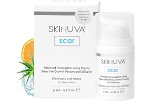 Skinuva® Next Generation Scar Cream - Advanced Scar Cream Formulated with Growth Factors (0.5 oz)