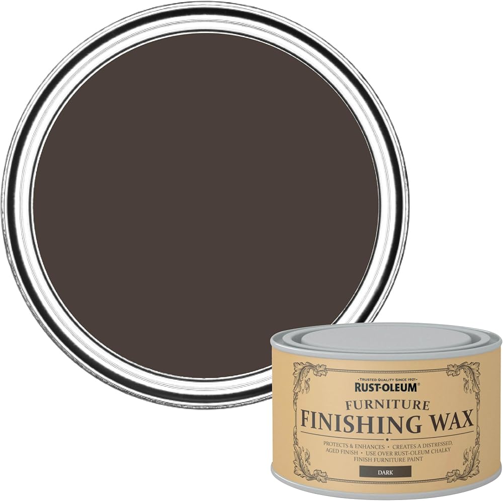 Rust-Oleum Furniture Finishing Wax Dark 400ml – Clear Protective Wax