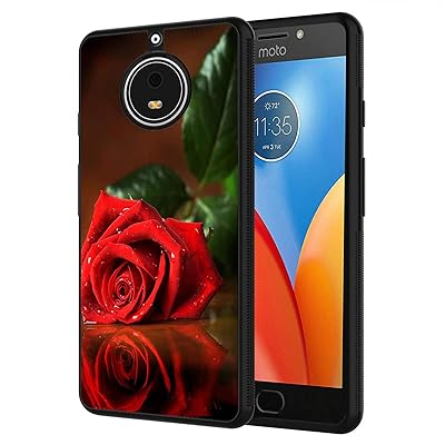HOT E4 Phone Moto E4 Case Amazon Moto E4 Case,Red Rose