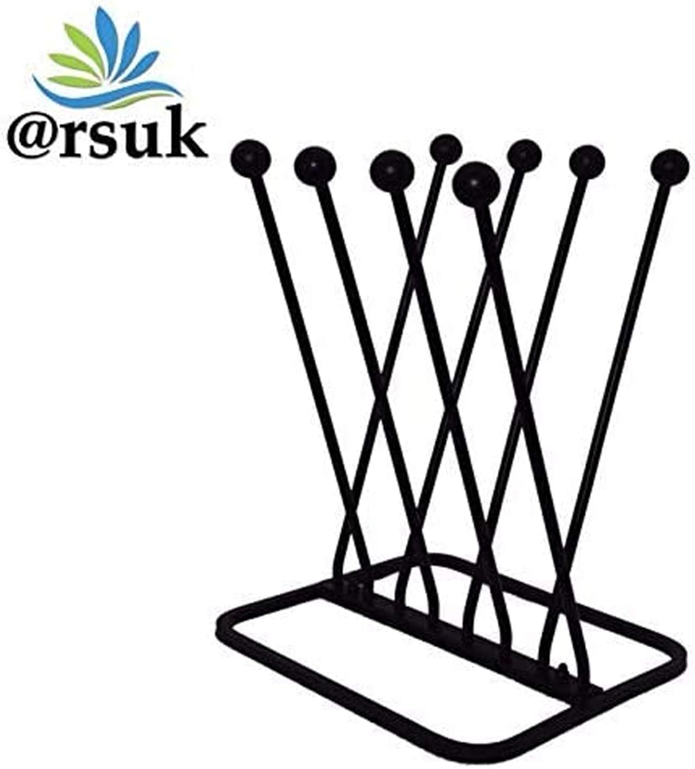 ARSUK Welly Boot Rack, Metal Wellington Boots Stand Outdoor, Cast Iron and Rustproof Wellies Storage Racks & Holder - Image 4