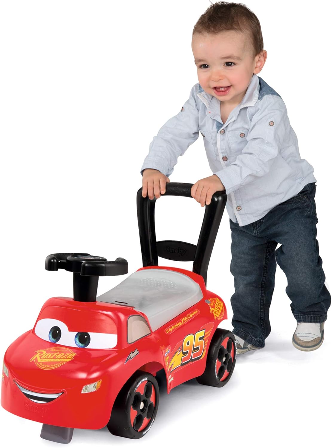 Smoby Disney Cars 3 Porteur Auto Fonction Trotteur Pour Enfant Des 10 Mois Coffre A Jouets 7523 Amazon Fr Jeux Et Jouets