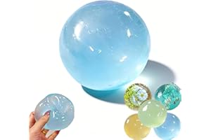 Handmade Coconut Oil Squishy Ball - Coconut Oil Stress Ball, Handmade Coconuts Oils Squishy Balls Soft and Non-Sticky, Squish