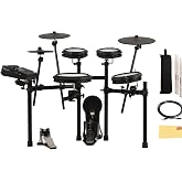 Roland TD313 V-Drums Electronic Drum Kit Bundle with Audio Cable, Drumsticks, Drumstick Bag, and Austin Bazaar Polishing Cloth