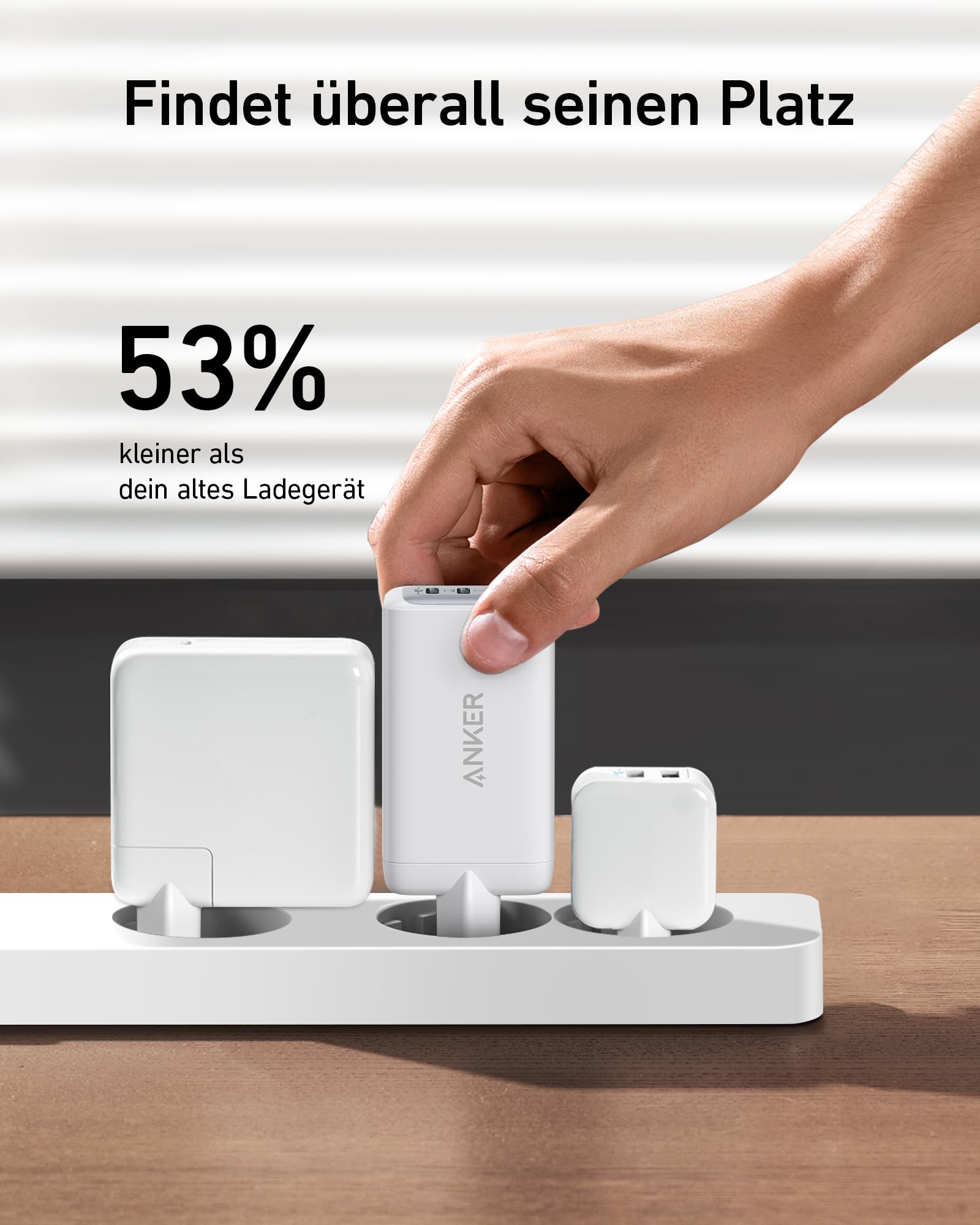 Anker Nano 65W USB C Ladegerät, 3-Port PPS Schnellladegerät, iPad Ladegerät, Kompaktes Netzteil für MacBook Pro, iPad Pro, Galaxy S20, Dell XPS 13, Note 20, iPhone 17/16/15 Series,Pixel 4
