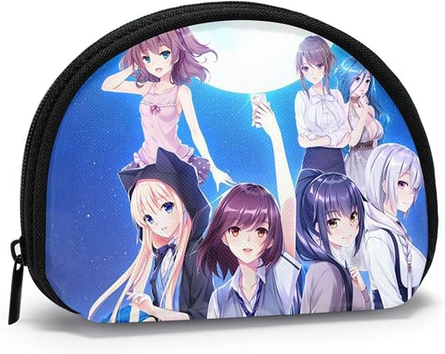 Amazon ミニ財布 月の彼方で逢いましょう げっち 携帯に便利である 小銭入れ 超軽量 小物入れ 収納バッグ 薄型 旅行用品 ミニゼロ財布 Unbeanded 財布