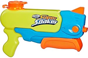 NERF Super Soaker Wave Spray Water Blaster, Wild Wave Soakage, Nozzle Moves to Create Wavy Stream, Outdoor Games and Water Toys