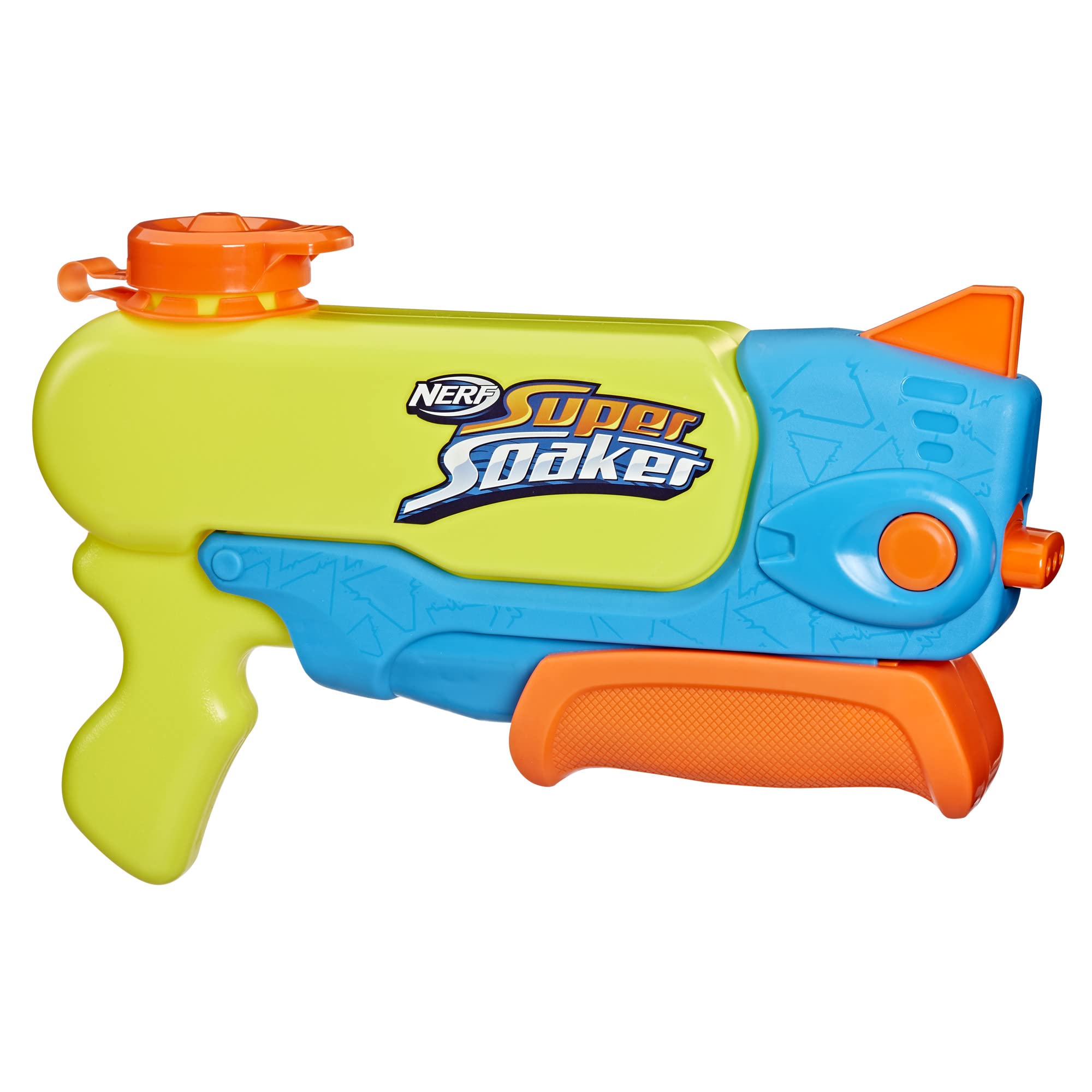 NERF Super Soaker Wave Spray Water Blaster, Wild Wave Soakage, Nozzle Moves to Create Wavy Stream, Outdoor Games and Water Toys