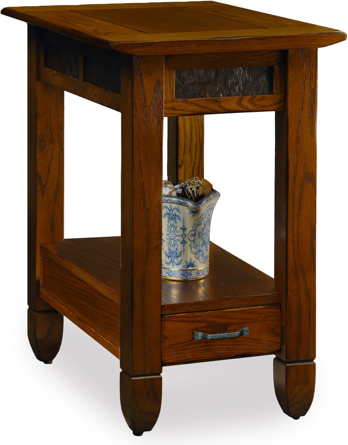 Best Rustic Oak Chair End Table