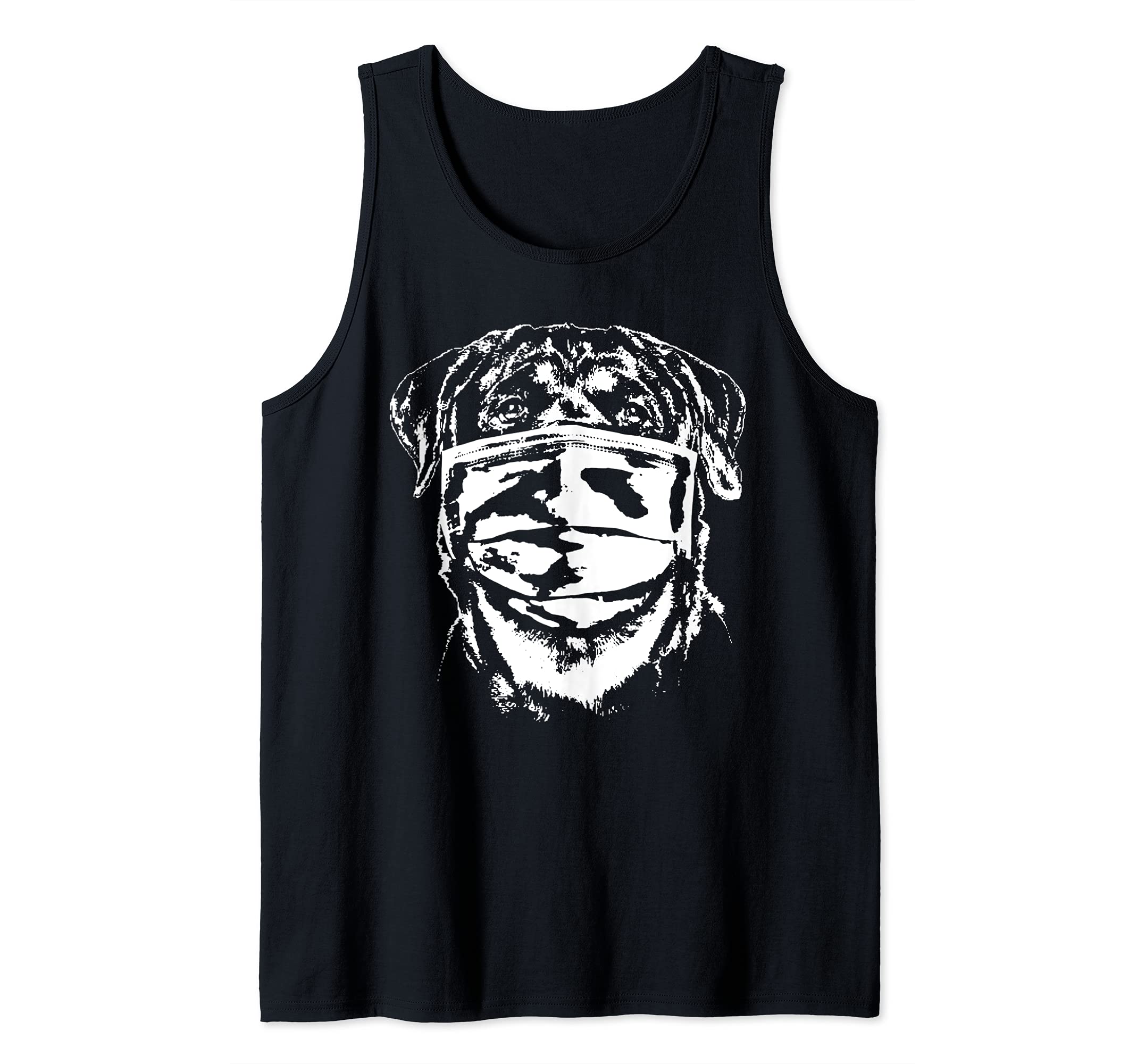 Face Mask Rotweiler Dog Social Distancing Face Mask Tank Top