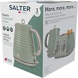 Salter Ripple Rapid Boil Kettle 3kW 1.7L Sage 360° Base Strix Filter view 8