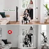 Wodondog Retractable Baby Gate 150 cm Tall 86 cm One Hand Safety Gate view 6