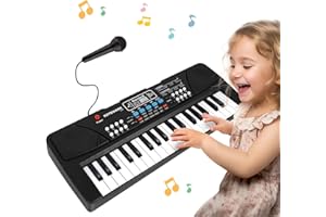 TWFRIC 37 Key Piano for Kids Upgrade Piano Keyboard Music Toys for 3+ Year Old Piano Keyboard for Beginners Kids Musical Instruments Toys for 3 4 5 6 Year Old Boys Girls Gifts