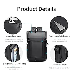 sarlar Waterproof Travel Backpack for PDP