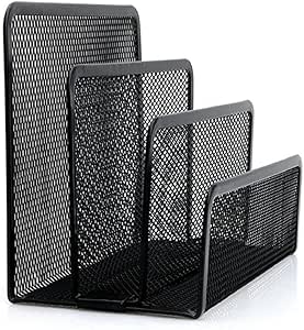 Originaltree - Organizador de archivos de malla negra para oficina