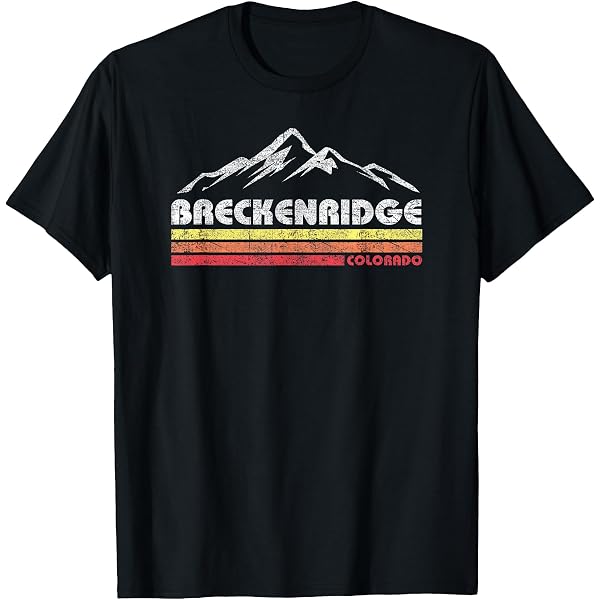 【美品】BRECKENRIDGE　COLORADO　USA　スキーウェア　レトロ Amazon.com: Breckenridge t-shirt retro Colorado ski clothing