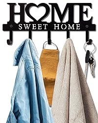WIPHANY Metal Key Holder Hooks Organizer Rack