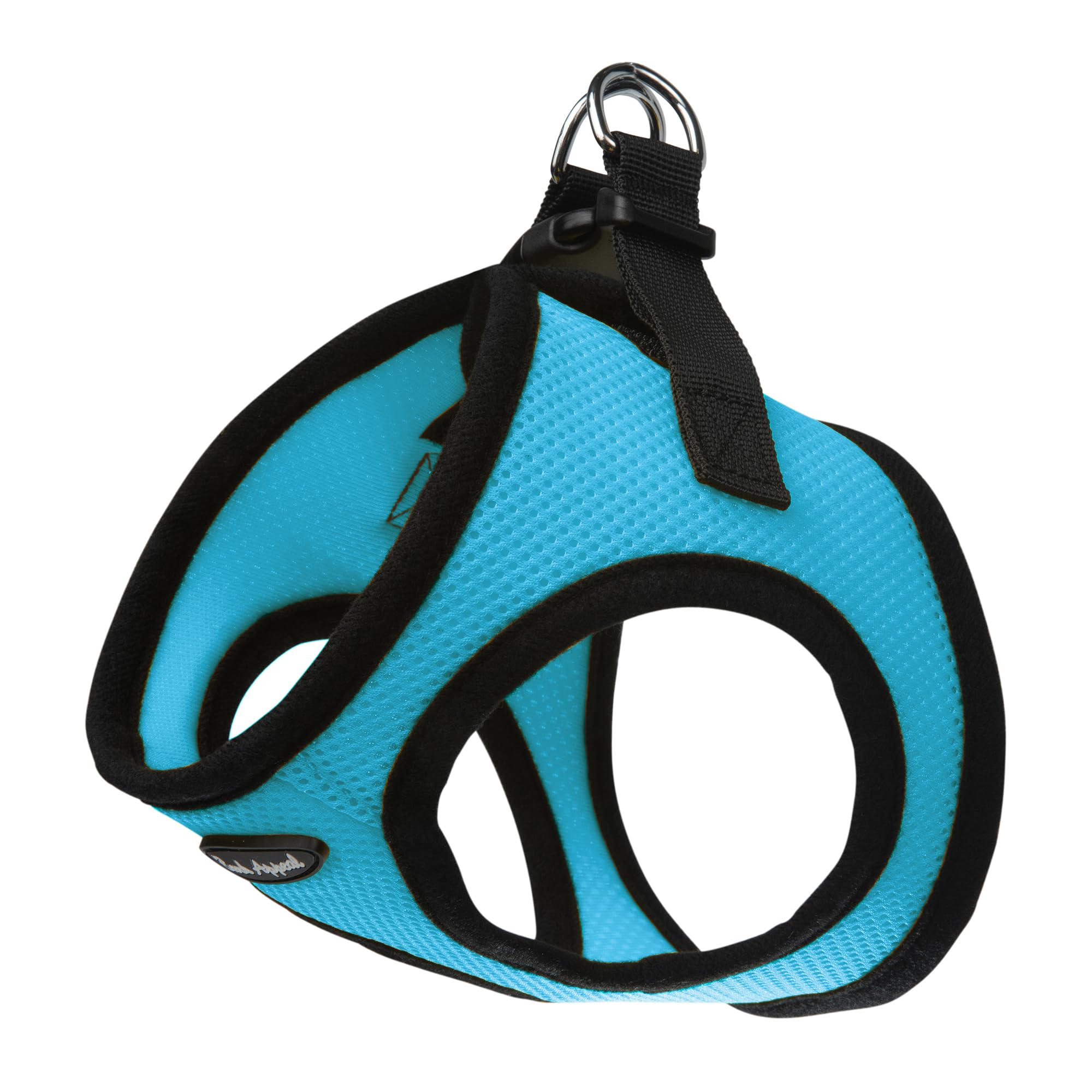 Bark Appeal Mesh Step in Harness, XX-Small, Aqua Blue