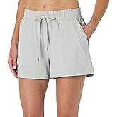 Amazon Essentials Women's Athletic Soft Performance Lightweight Stretch Workout Gym Sweat Shorts, Space Dye