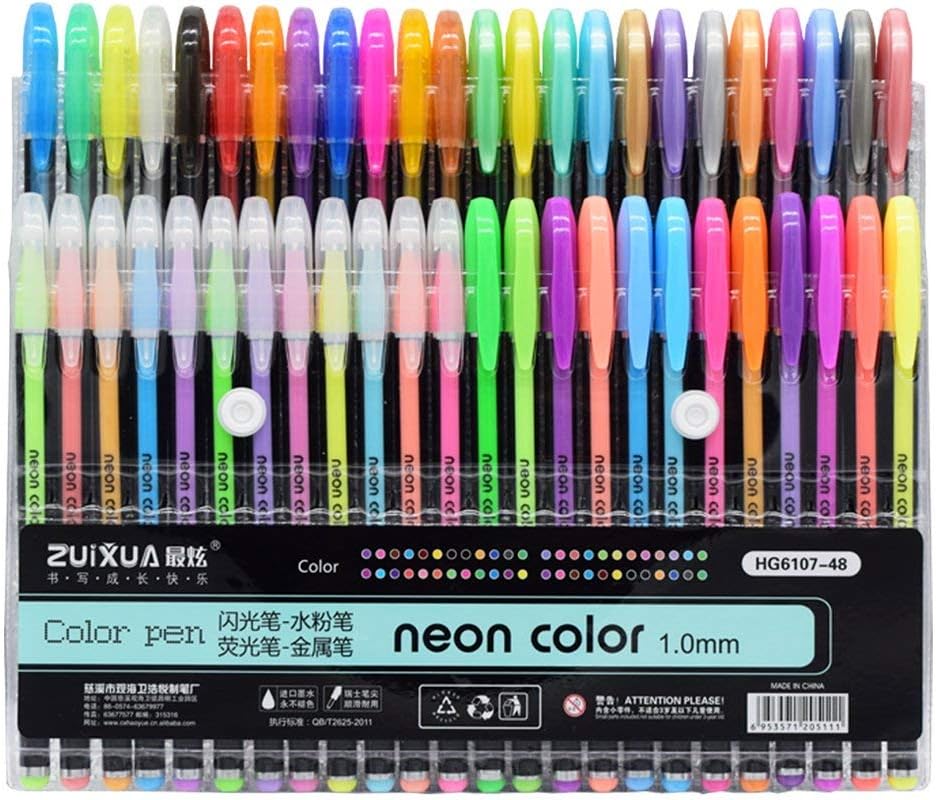 Wholesale Promotion Buy More Save More-LSZDP Gel Pens for Adult Coloring Books (12 Colors)