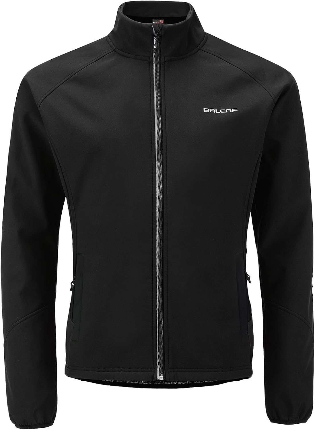 BALEAF Men's Windproof Cycling Running Jacket Thermal Softshell Water-Repellent Lightweight Windbreaker Winter : Clothing