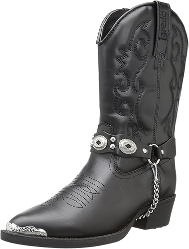 botas vaqueras color negro