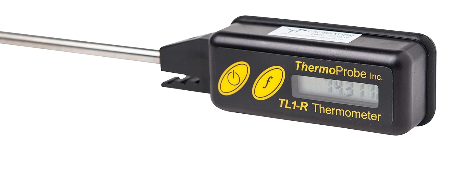 Thermoprobe Tl 1r High Precision Digital Thermometer With 12 Stem And Nist Traceable Iso Iec 17025 Accredited Report Of Calibration In Celsius Amazon Com Industrial Scientific