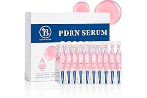 BLOOMORA Salmon DNA PDRN Serum – Korean Anti-Aging Ampoule Treatment with Collagen, Glutathione & Hyaluronic Acid – Hydrating