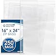 Ziploc Bags Spartan Industrial 9x12 Self Seal Clear Poly Bags - Togo Ziploc Freezer Bags Large