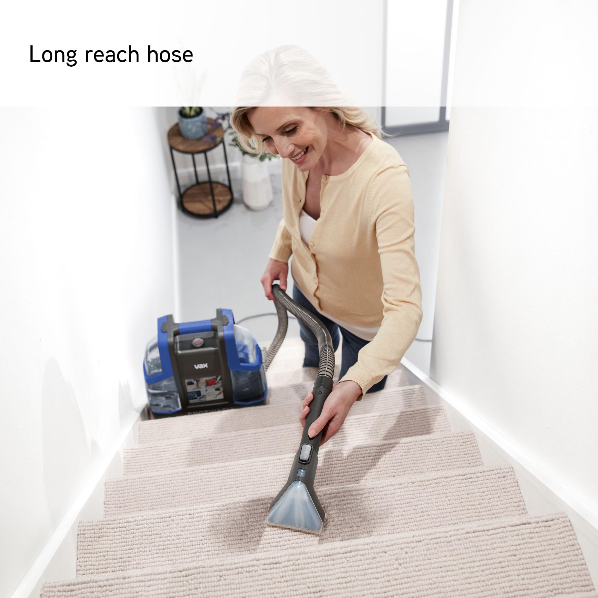 VAX SpotWash Duo Spot Cleaner, For Stains, Spills & Pet Messes, Suitable for Car, Sofa, Upholstery, Carpet, Stairs. Compact, Handheld Cleaning Machine Includes Pet Tool & Vax 1L Solution, CDCW-CSXA