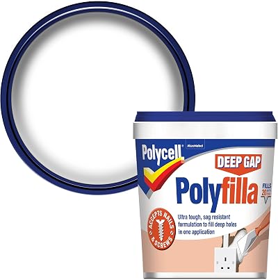Polycell Ready Mixed Tub Deep Gap Polyfilla 1 L White