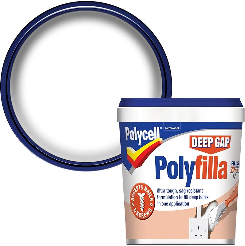 Polycell Ready Mixed Tub Deep Gap Polyfilla 1 L White