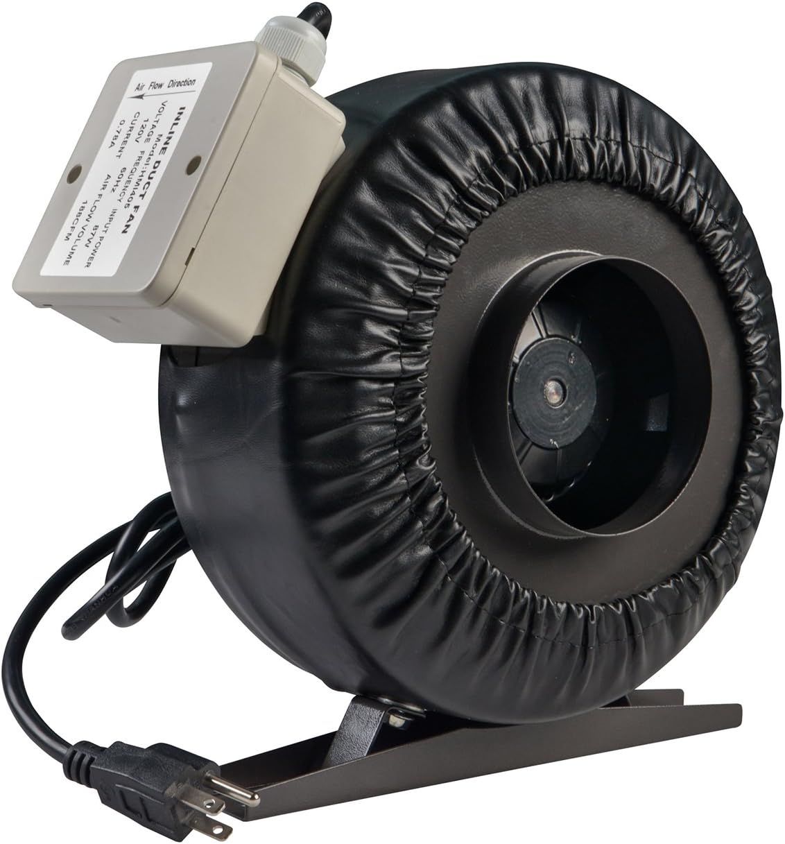 Enjoi Inline Duct Fan 4"/6"/8" Hydroponics Grow Tent Bathroom Booster