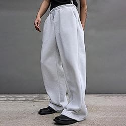 Baggy Sweatpants Men Wide Leg Sweats Pants Loose