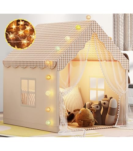 Luces Casitas Infantiles De Tela Amazon Casitas Para Niña Tienda