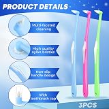 sularpek 3 Pcs Interspace Toothbrushes Single Tuft Head Small 16.5cm view 3