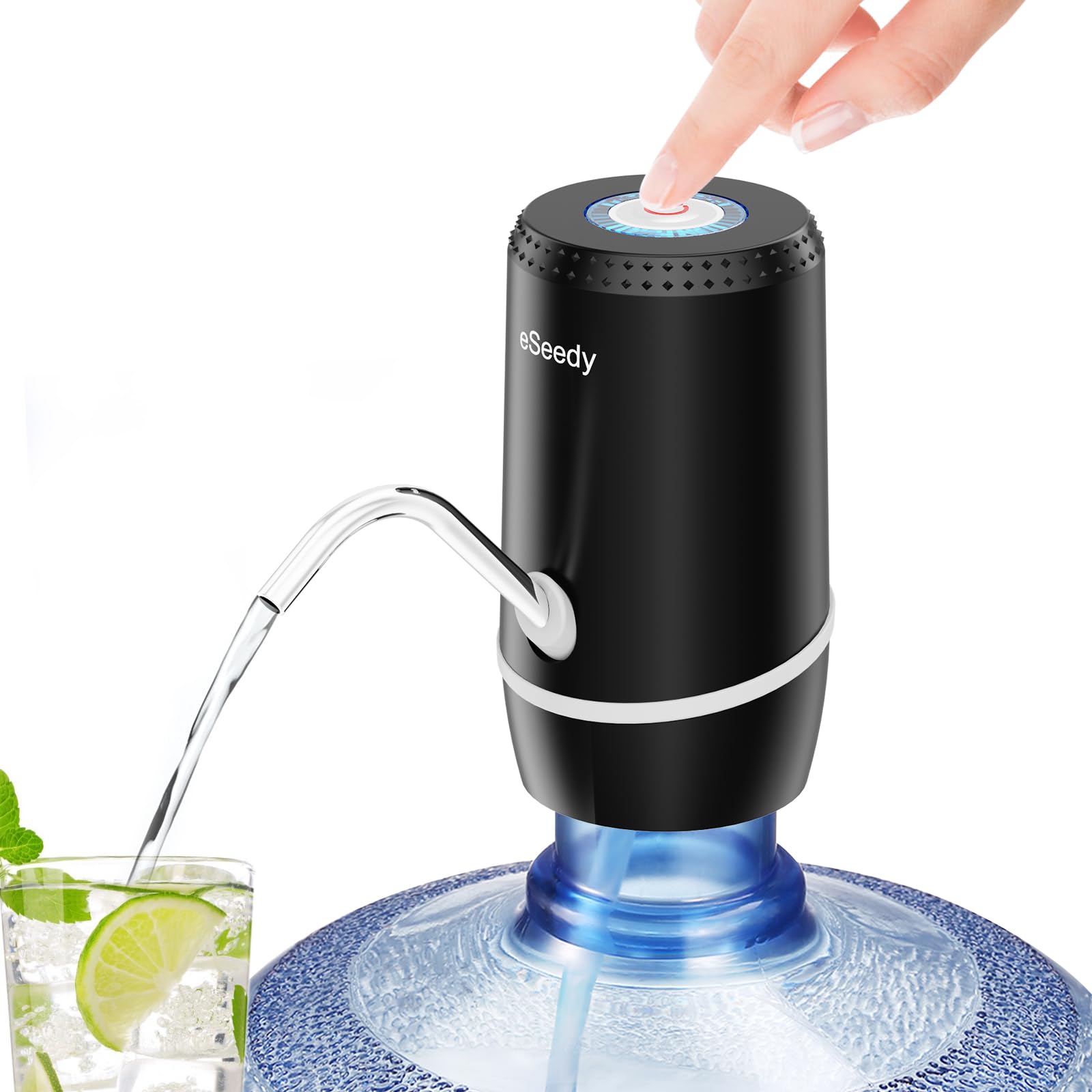 Water Pump for 5 Gallon Bottle, USB Charging Automatic Water Dispenser ...