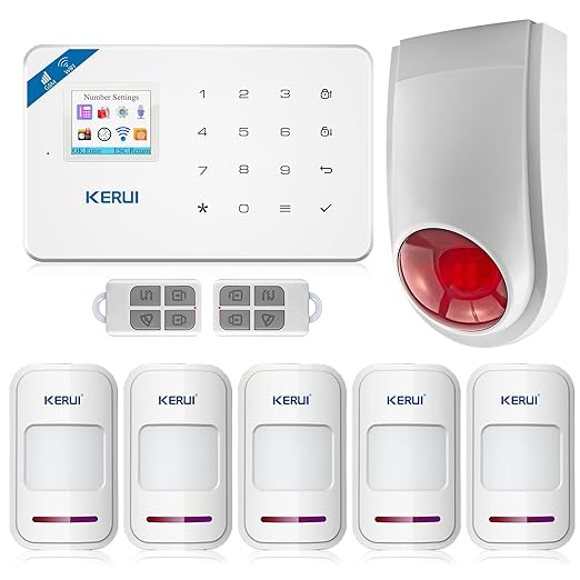 kr-w18 Kit GSM SMS sistema de alarma para casa auto llamada ...