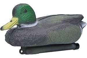 Mokernali Floating Duck Decoy, Realistic Plastic Duck Hunting Decoy Garden Decor, Simulation Floating Hunting Duck Decoy, Realistic Mallard Duck Outdoors for Pond Yard Lake Decoration,10x4.5 inch