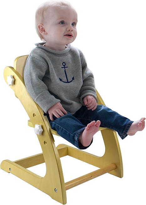 Amazon Com Little Partners Grow With Me Chairs Toddlers Adjustable Height Wooden Nursery Kitchen High Chairs For Both Toddlers Children Set Of 2 Supports Up To 50 Lbs Natural Kitchen Dining