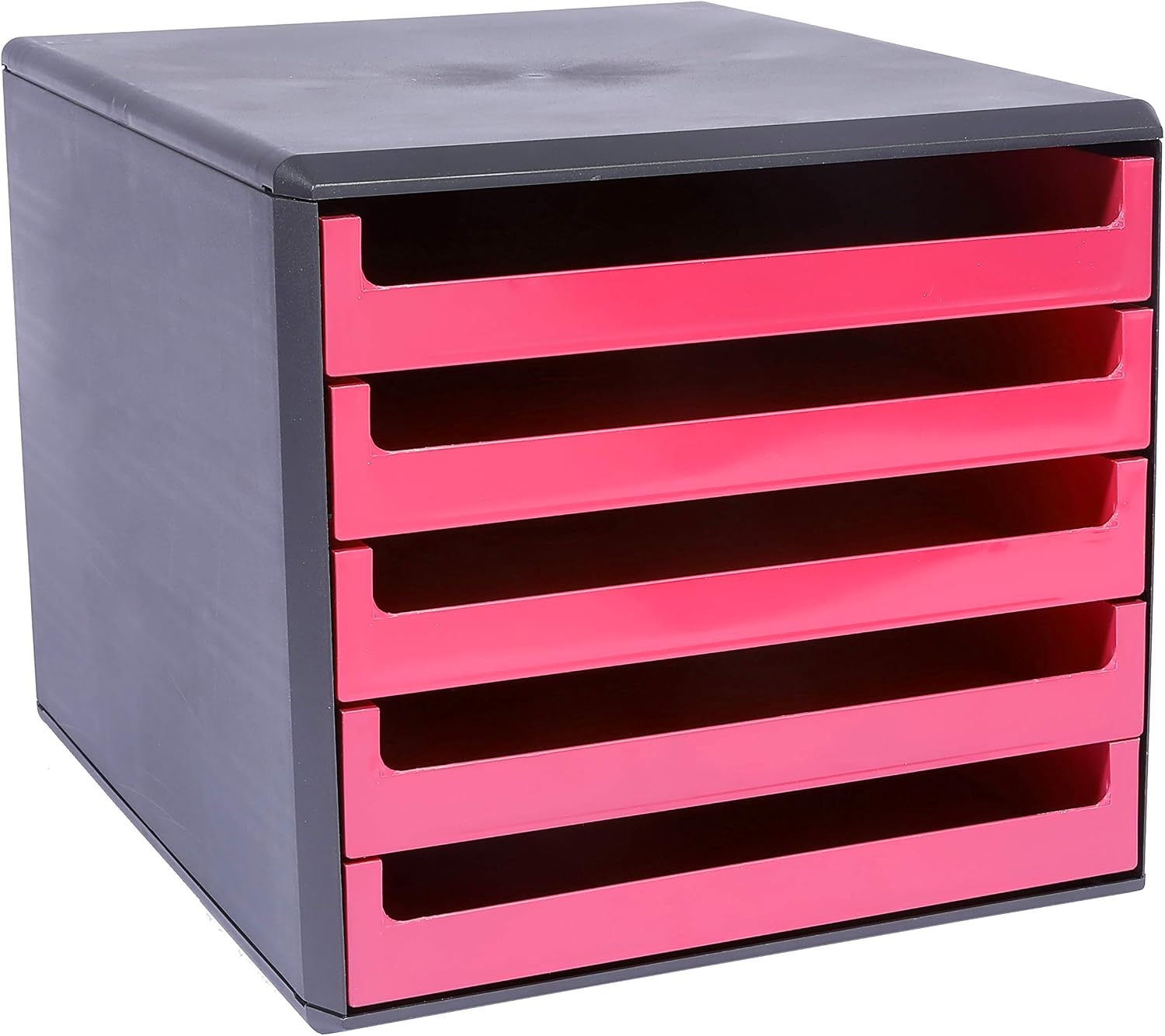 Metzger & Mendle 5 Drawer Unit Anthracite/Sunset red (Pink)