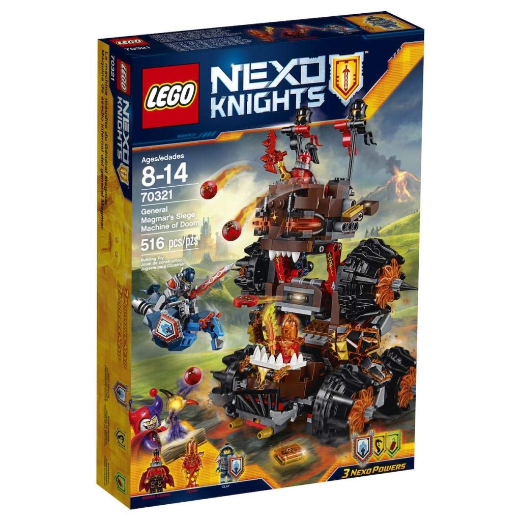 LEGO 70321 "Nexo Knights General Magmar Siege Machine of Doom Construction Set (Multi-Colour)