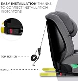 Kinderkraft SAFETY FIX 2 i-Size Car Seat 76-150 cm ISOFIX Top Tether Gray view 6