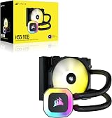 Corsair H55 RGB Liquid CPU Cooler 120mm AIO SP120 RGB ELITE Fan ARGB view 7