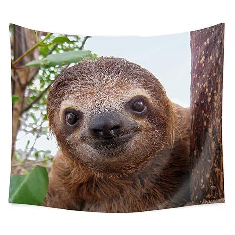 Qchengsan Psychedelic Polyester Fabric Wall Hanging Decorations Bohemian Tapestry For Bedroom Living Room