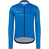 GCRFL Winter Cycling Jersey Men Cold Weather Biking Cycling Clothing Thermal Fleece Bicycle Clothing Cycling Softshell Jacket