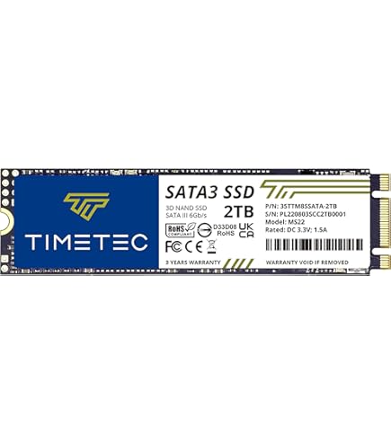 Amazon.com: Timetec 2TB SSD NVMe PCIe Gen3x4 8Gb/s M.2 2280 3D