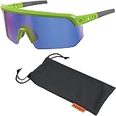 Ergodyne Skullerz AEGIR Anti Scratch Safety Sunglasses, Anti-Fog, ANSI z87.1