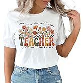 GABITA Custom Teacher Shirt, Teach Name Shirt Personalized, Teachers Appreciation Gifts, Back to School Shirts, Gift for Teachers