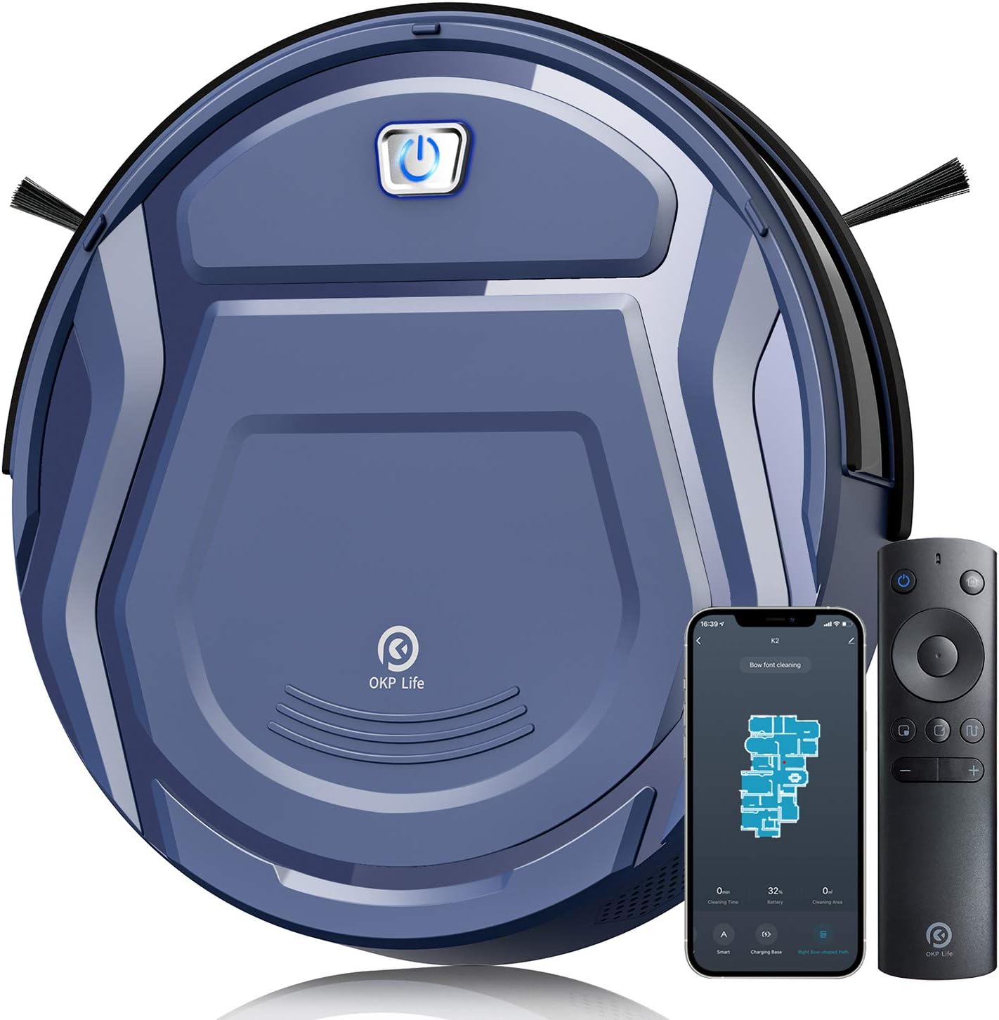 Robot aspirador OKP K2 WiFi por 89,99€ (marcando aplicar cupón)